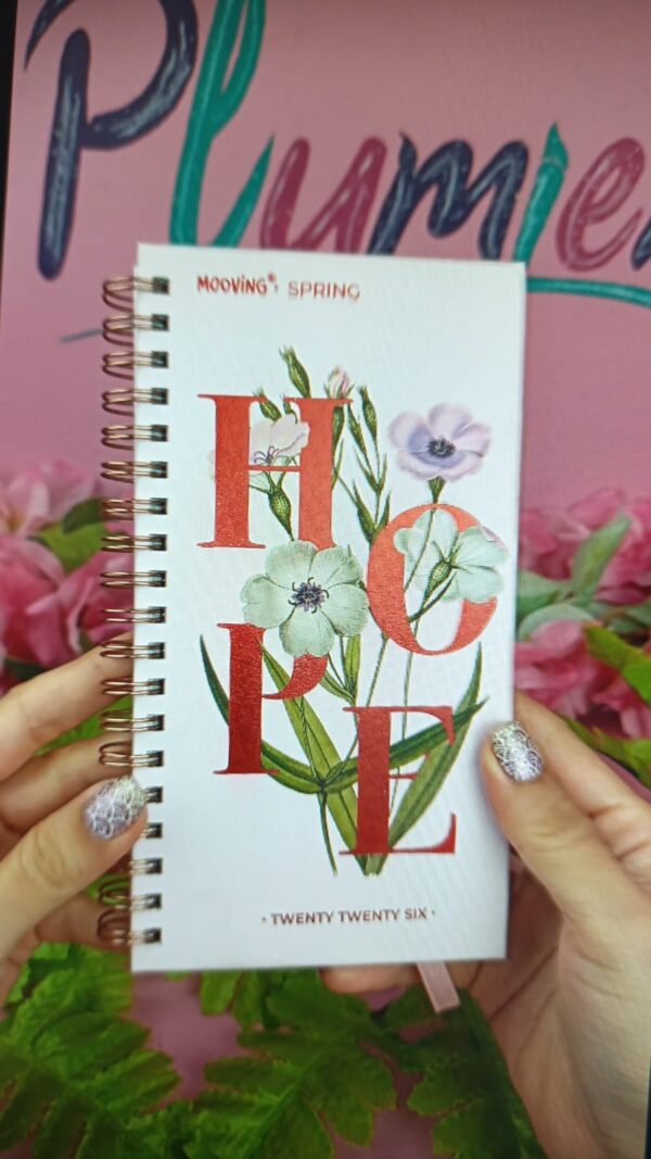 Mooving Agenda 2026 Pocket Espiralada Semana A La Vista Spring 17x9,2cm (Pequeña)