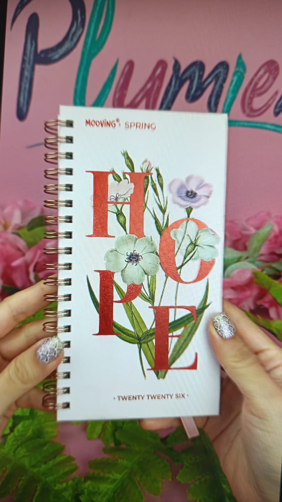 Mooving Agenda 2026 Pocket Espiralada Semana A La Vista Spring 17x9,2cm (Pequeña)