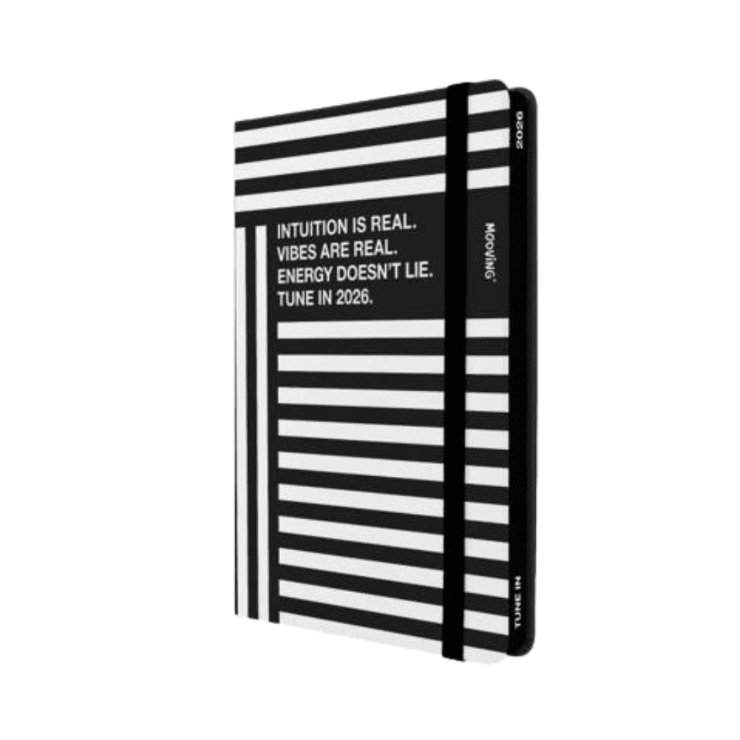 Mooving Agenda 2026 Black Día Por Página