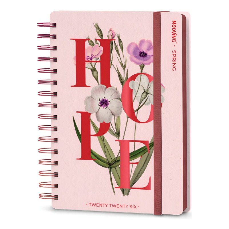Mooving Agenda 2026 Spring 10x15 cm Día Por Página (Pequeña)