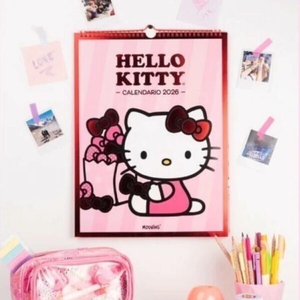 Mooving Calendario 2026 Hello Kitty 40x30cm