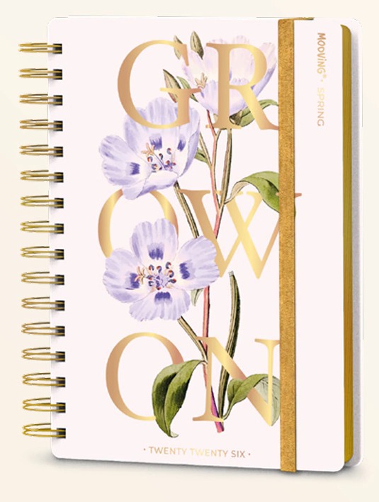 Mooving Agenda 2026 15x21cm Spring Día Por Página