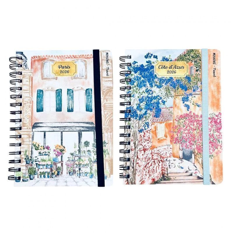 Mooving Agenda 2026 Travel 15x21cm Semana A La Vista