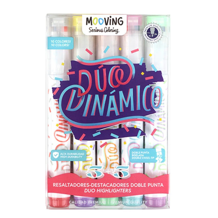 1814228-6b9b5303e518aa5beb171752 Mooving Resaltadores Dúo Dinámico 5 Colores