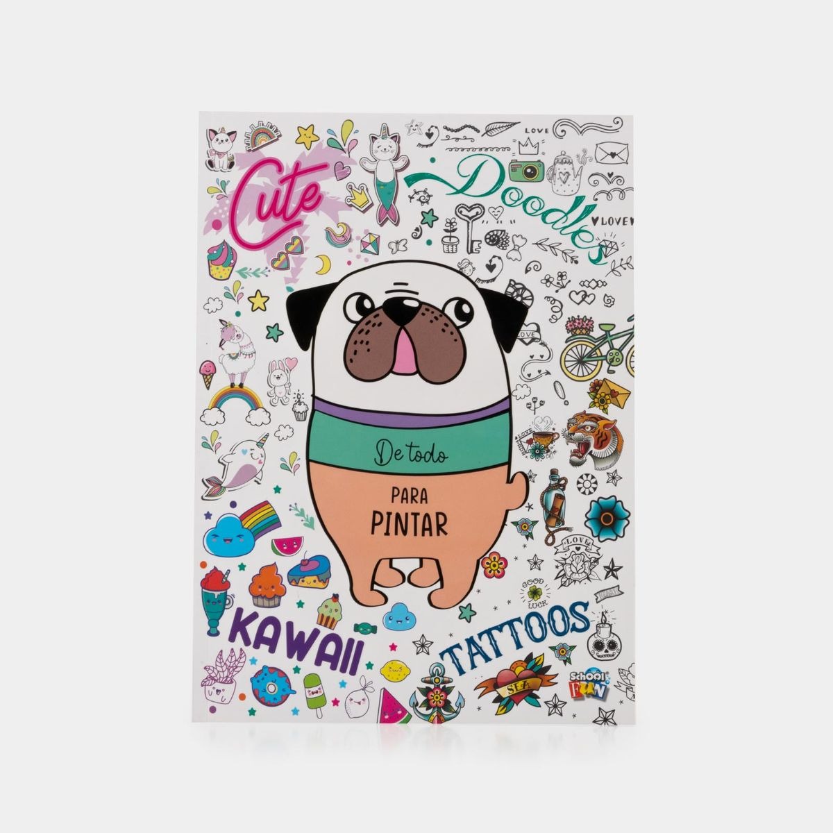 561954-1200-auto School Fun Libro Para Colorear