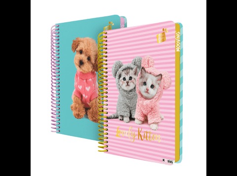 6931d57422d40556532999-48874 Mooving Cuaderno Studio Pets Tamaño Carta 96 Hojas Rayadas