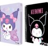 D_NQ_NP_2X_603420-MLA97769533676 Mooving Cuaderno Premium Kuromi Pocket 96 Hojas Rayadas