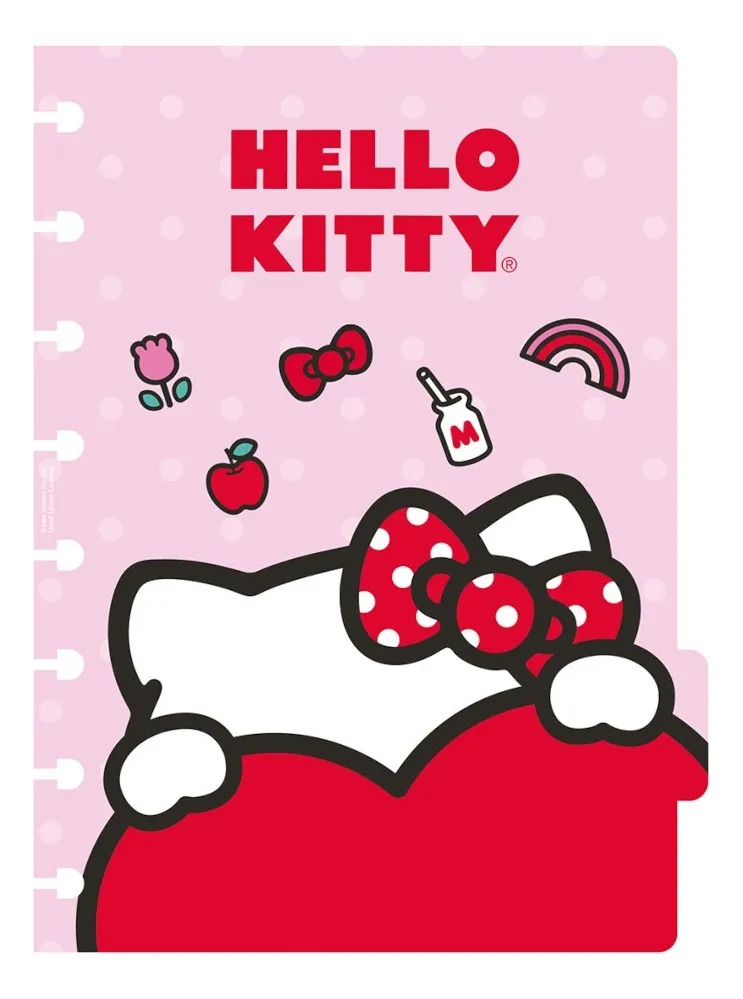 D_NQ_NP_2X_665801-MLA85544091593 Mooving Refill Hello Kitty Para Cuaderno De Discos A5(Para Cuaderno Pequeño) 20H