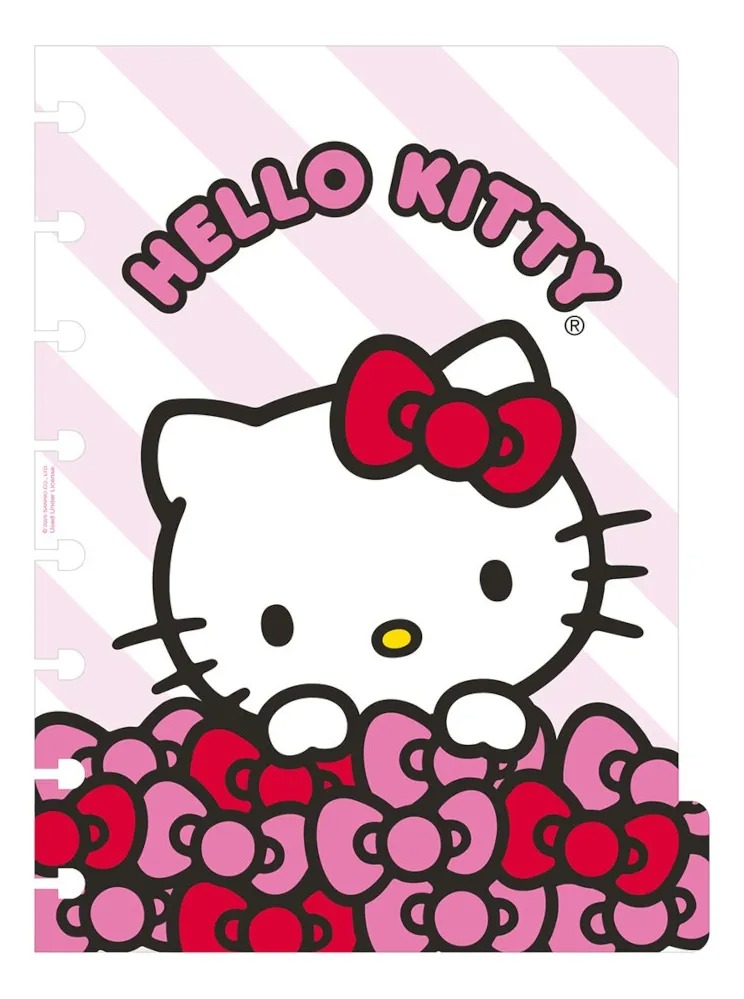 D_NQ_NP_2X_843004-MLA85239832282 Mooving Refill Hello Kitty Para Cuaderno De Discos A5(Para Cuaderno Pequeño) 20H
