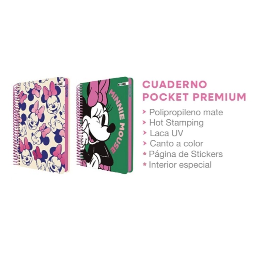 captura-de-pantalla-2026-01-02-1 Mooving Cuaderno Minnie Premium Pocket 96 Hojas Rayadas