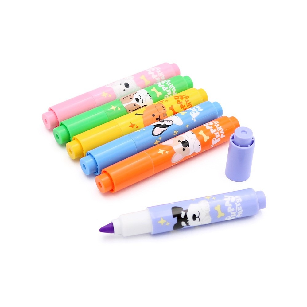 highlighter-m-g-mini-puppy-party (1) M&G Mini Resaltadores Puppy 6 Colores
