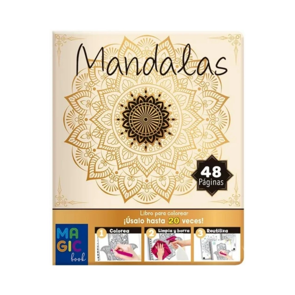 U-Pak Libro De Colorear Magic Book Mandalas