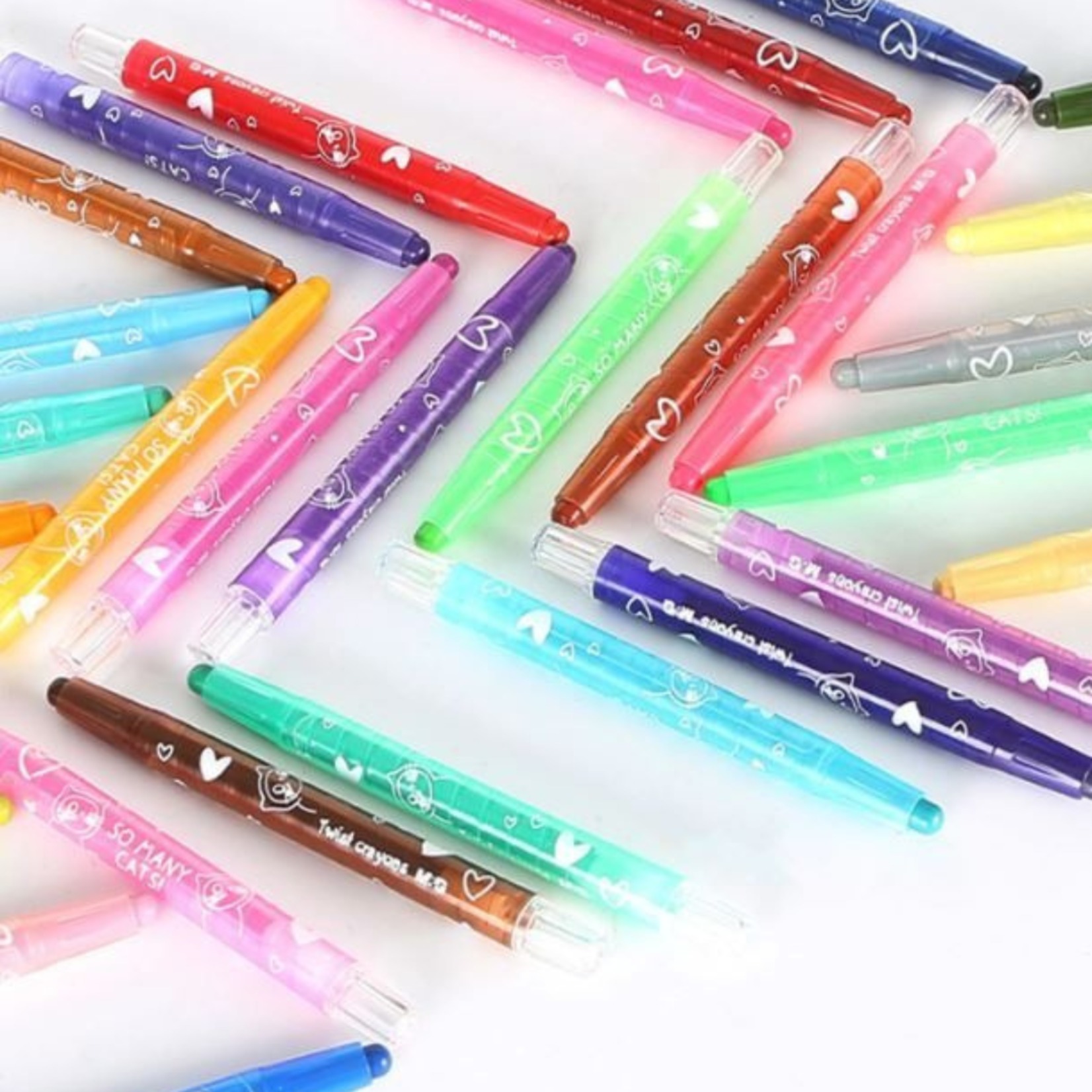 so-many-cats-twistable-crayons-2 (1) M&G So Many Cats Crayones 36 Colores