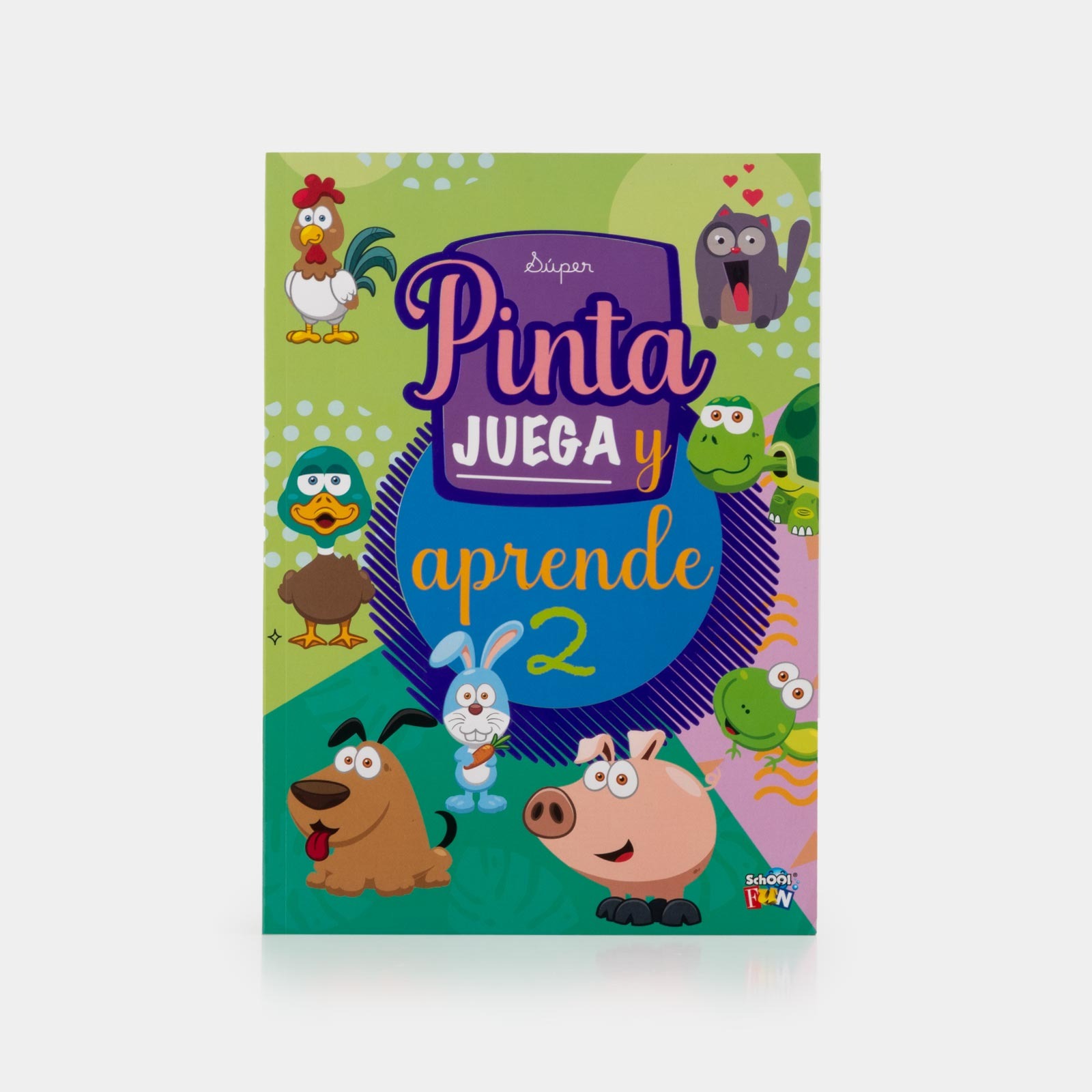 super-pinta-juega-y-aprende-2-97 School Fun Libro De Colorear Educativo Pinta Juega y Aprende 2