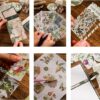 Kit Scrapbook Diseño Botánico Vintage