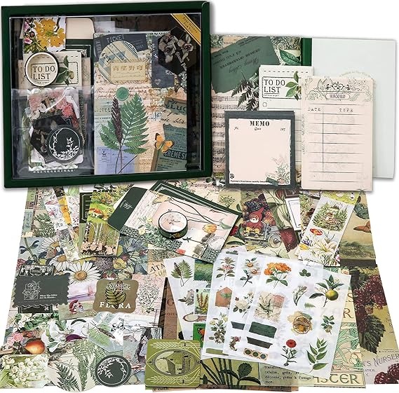 91BD03PkjIL._AC_SX569 (1) Kit Scrapbook Diseño Botánico Vintage