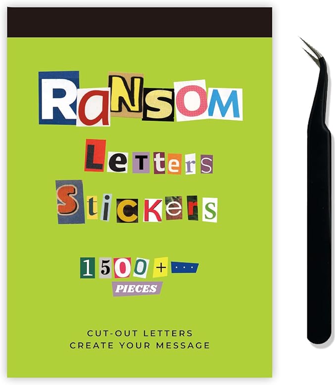 61PhMGz2FyL._AC_SX679_ Libro De 1500 Stickers De Letras