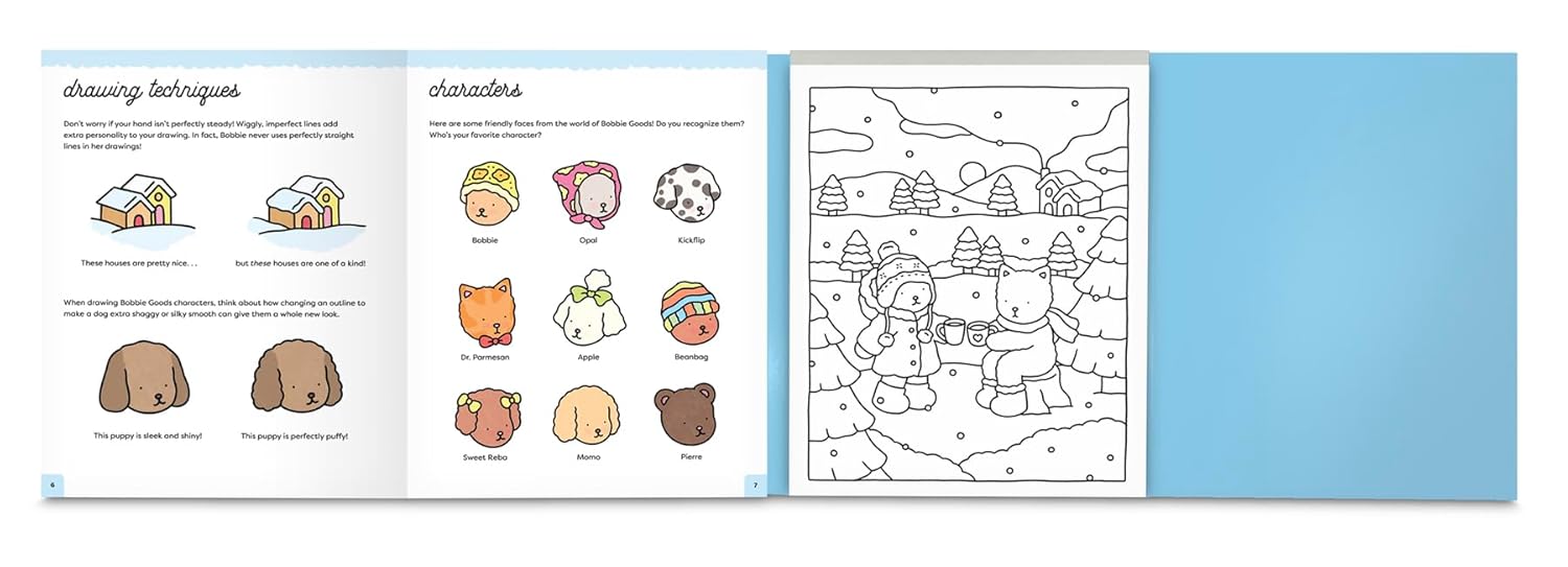 61XGWWAqmTL._SL1500_ Libro De Dibujar y Colorear Bobbie Goods