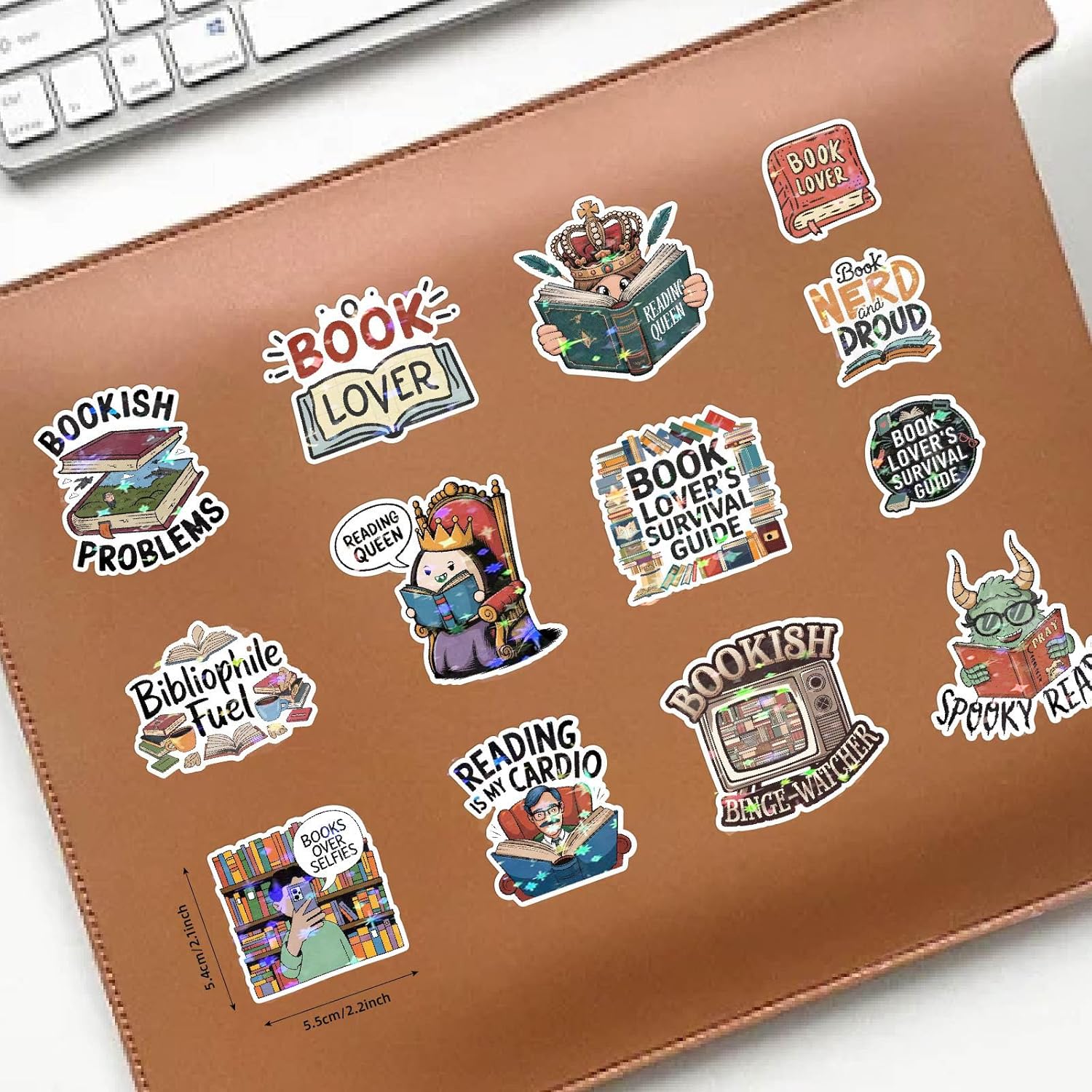 81I94e2pitL._AC_SL1500_ Paquete 300+ Stickers Para libros, Kindle, Botella De Agua, Laptop - Vinilo impermeable
