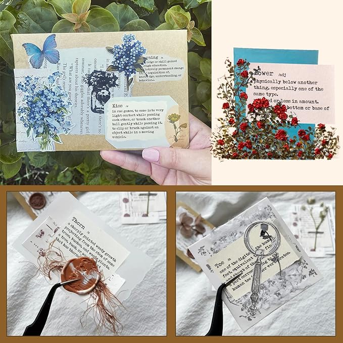 81LKIwApXKL._AC_SX679_ Set De Papeleria De 800 Piezas Para Scrapbook o Bullet Journal(En Inglés)