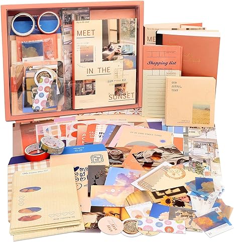 81XBA9wFQeL._AC_SX466_ Kit De Scrapbook Atardecer