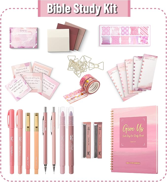 Mr. Pen Kit De Diario De Biblia, Resaltadores y Bolígrafos