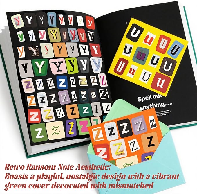 81uMrotpL2L._AC_SX679_ Libro De 1500 Stickers De Letras