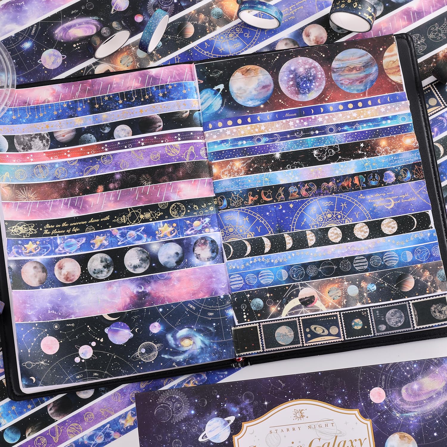 Version 1.0.0 Set De Washitapes De Galaxia
