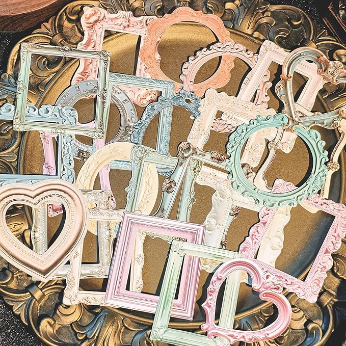 Stickers Con Forma De Marco De Fotografía Antigua