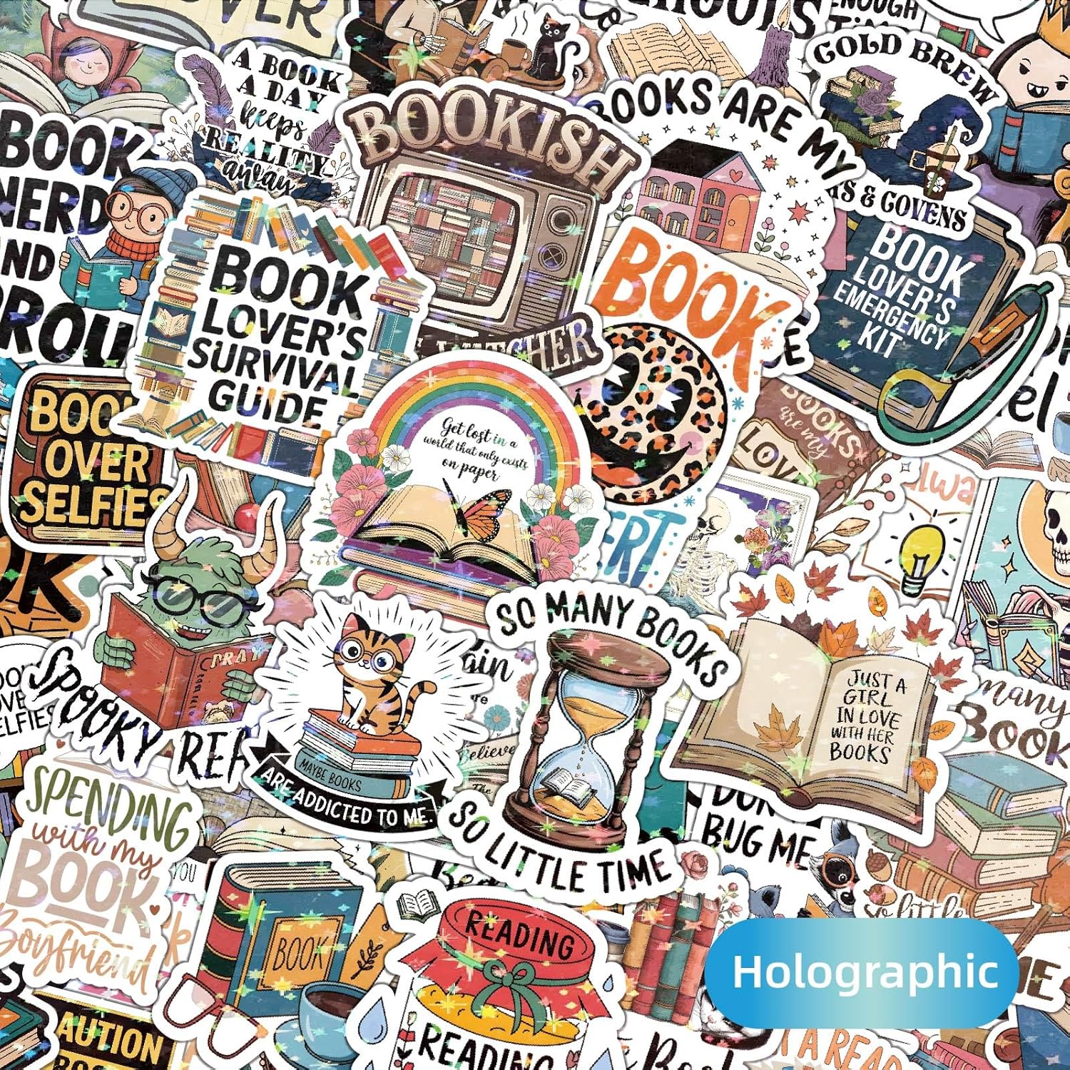 91EIzyi8cGL._AC_SL1500_ Paquete 300+ Stickers Para libros, Kindle, Botella De Agua, Laptop - Vinilo impermeable