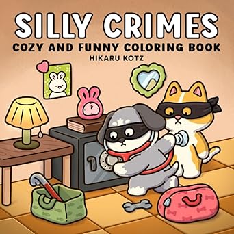 612u0D238FL._SY342_ Libro De Colorear Silly Crimes(Original)