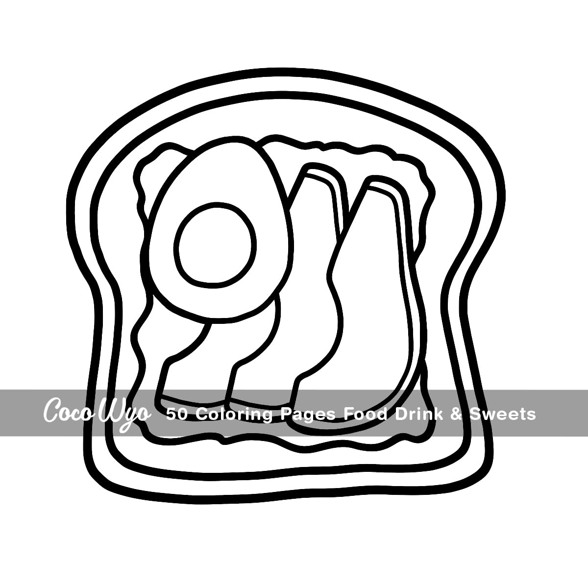 Version 1.0.0 Libro De Colorear Food Drink & Sweets - Coco Wyo(Original)