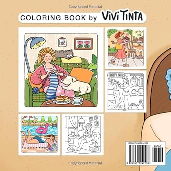 61JGLtUreyL._SY342_ Libro Colorear Comfy Girl Vivi Tinta(Original)