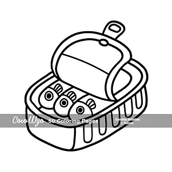 61ql2rrwreL._SY342_ Libro De Colorear Food Drink & Sweets - Coco Wyo(Original)