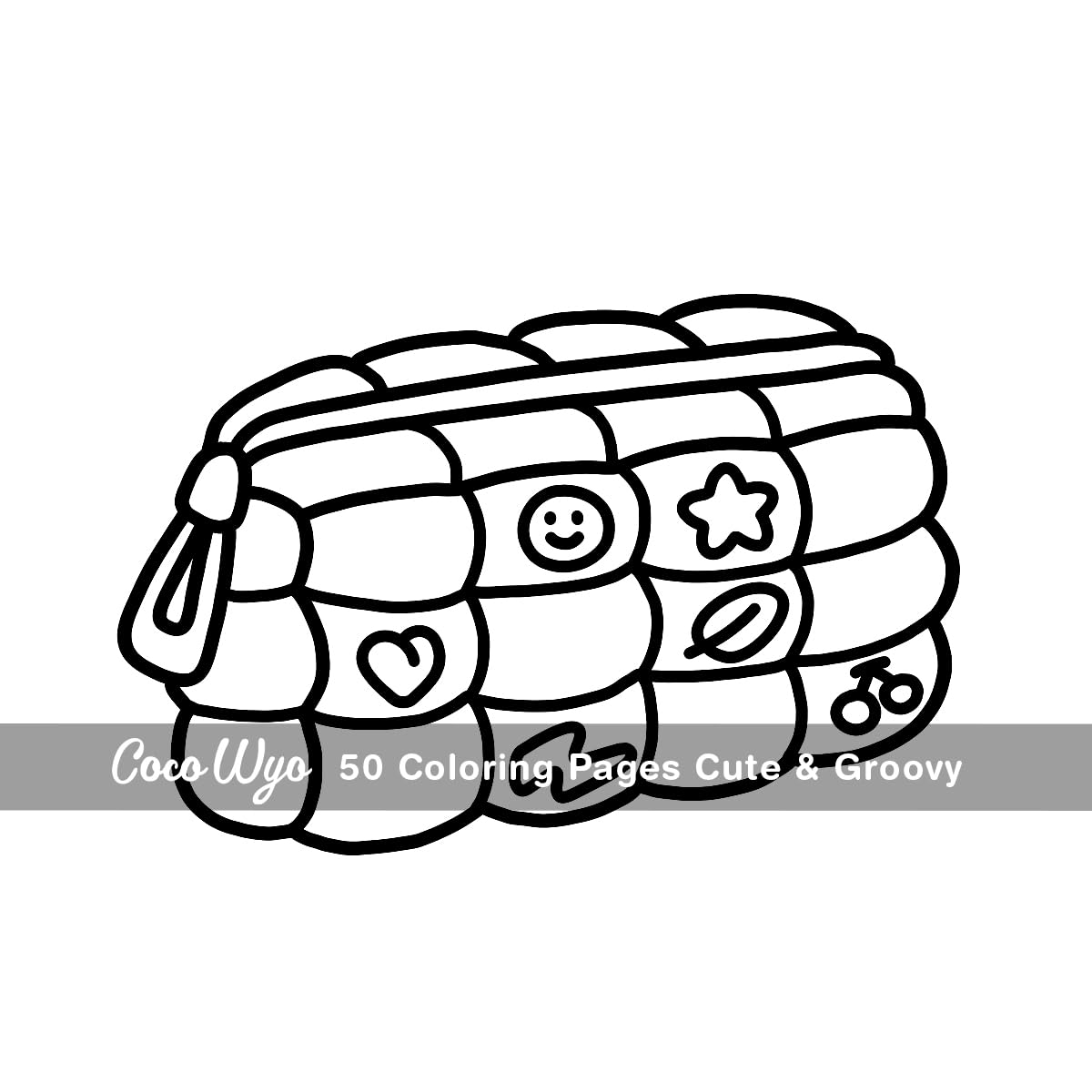 Version 1.0.0 Libro Colorear Cute & Groovy - Coco Wyo(Original)