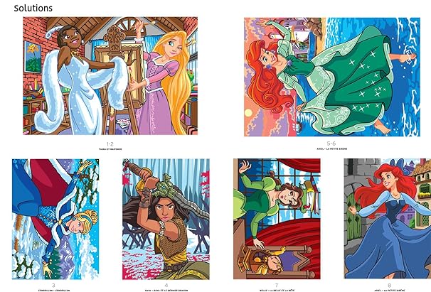 81XAMbReJuL._SX606_ Libro De Colorear Misterio Disney Princesas Tomo 2