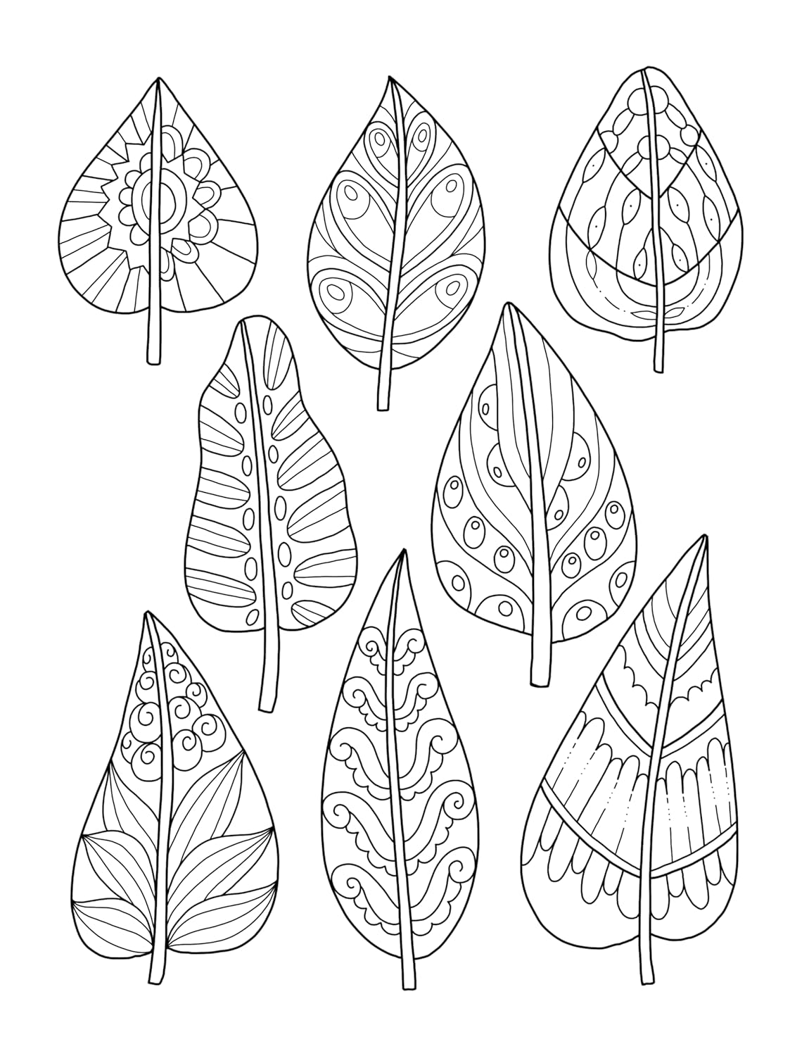 81nMcqWEt0L._SL1500_ Libro Colorear Mindfulness Patterns Vivi Tinta(Hojas Finas)
