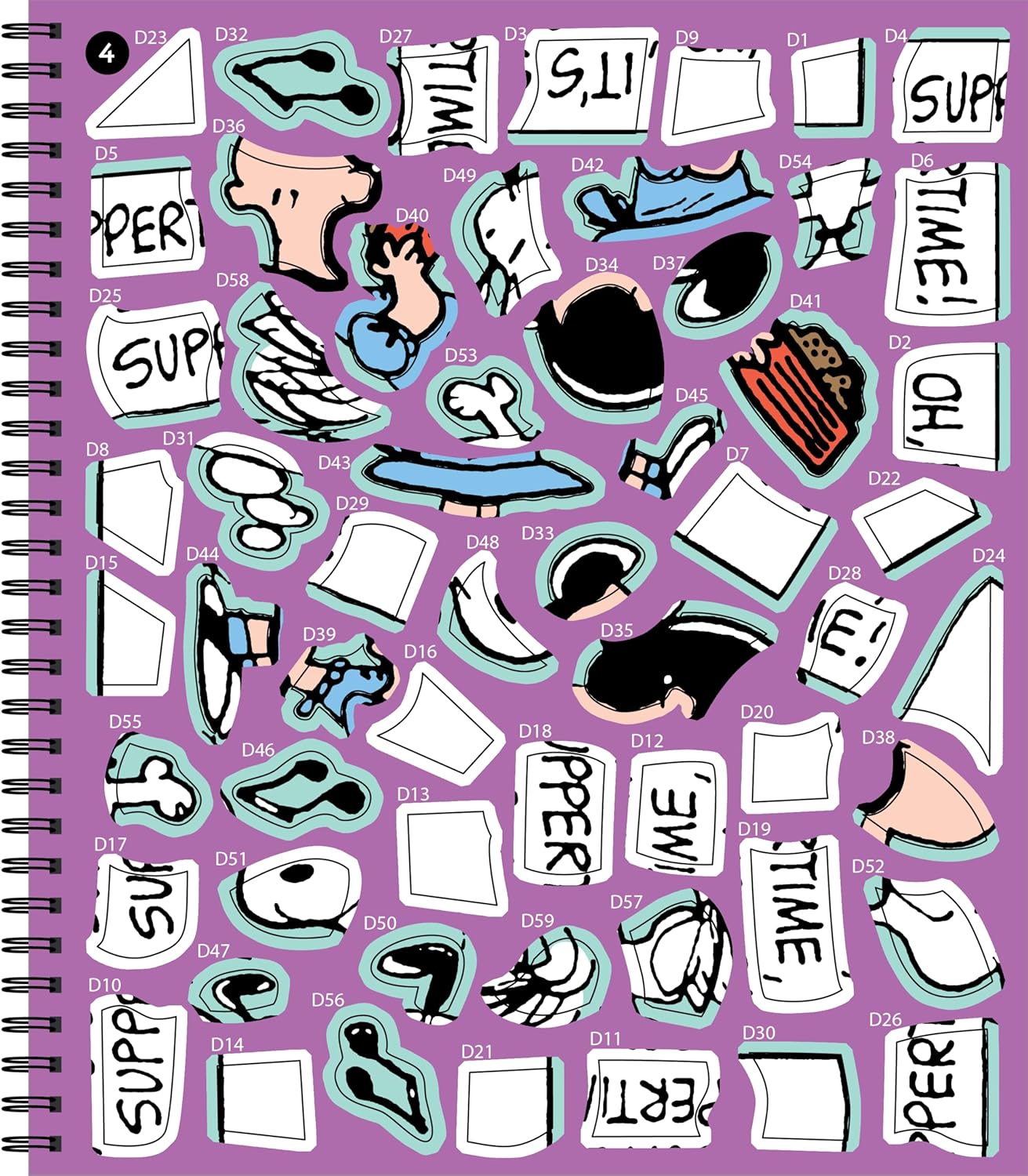 91qvJiu5iFL._SL1500_ Libro Sticker Por Número Snoopy