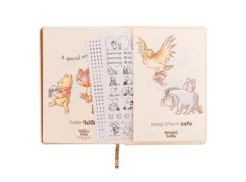 Mooving Libreta Hojas Rayadas 90gr Winnie Pooh A5
