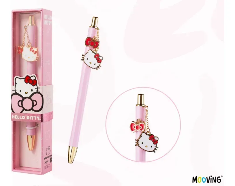 D_NQ_NP_2X_788429-MLA111357224750_052026-F Mooving Bolígrafo Metálico Hello Kitty