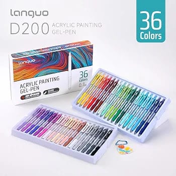 WhatsApp Image 2026-07-16 at 2.50.03 PM Languo Bolígrafos Acrílicos Punta Fina 0.7mm 36 Colores