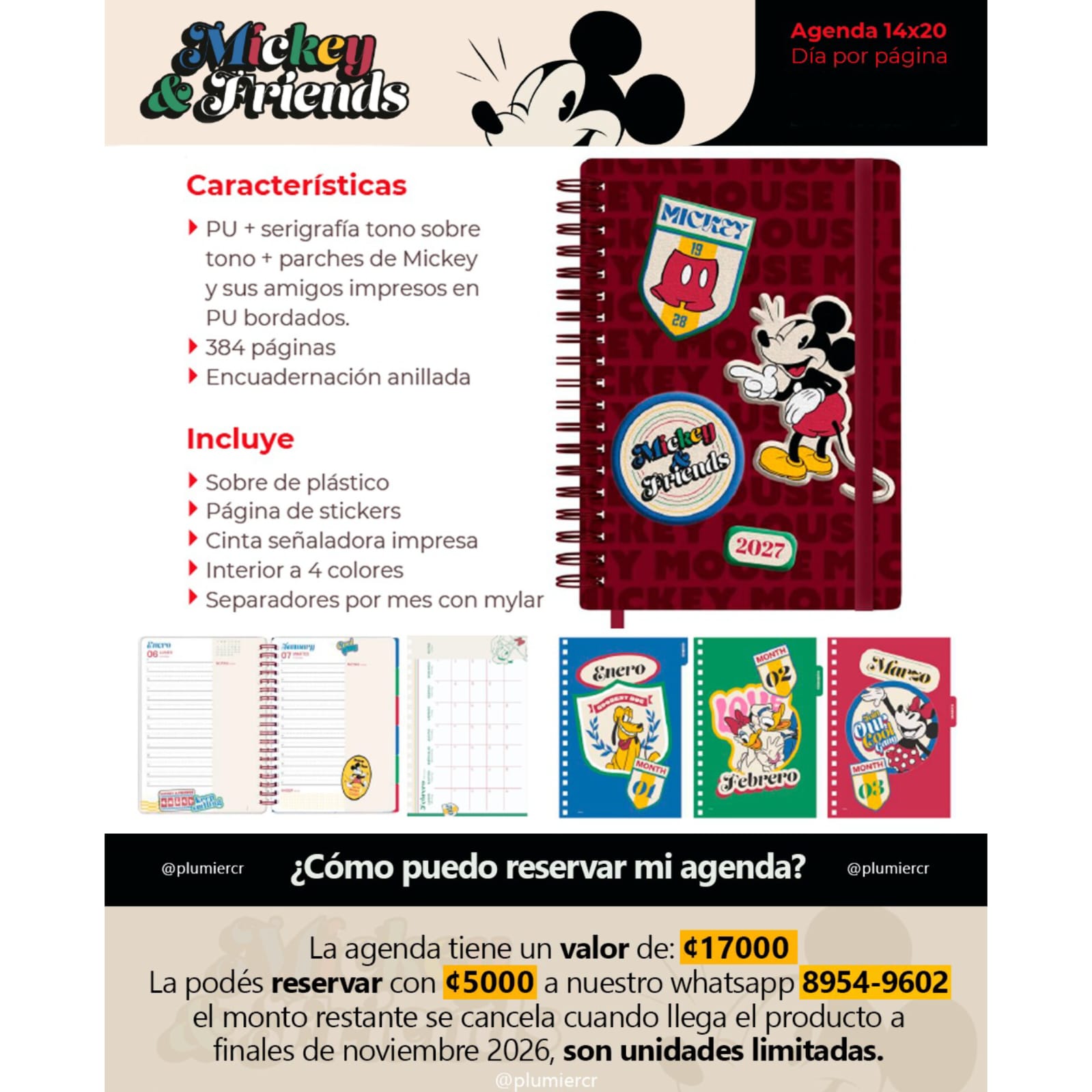 WhatsApp Image 2026-07-23 at 10.08.47 AM (1) Reserva Agenda Mooving Mickey&Friends 2027 (₡17000) Escribir A Nuestro Whatsapp Para Reservar 8954-9602