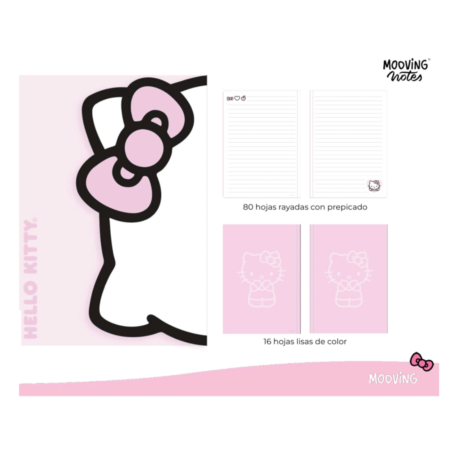 WhatsApp Image 2026-07-23 at 5.00.24 PM (3) Mooving Libreta Hojas Rayadas 90gr Hello Kitty Diseño 2