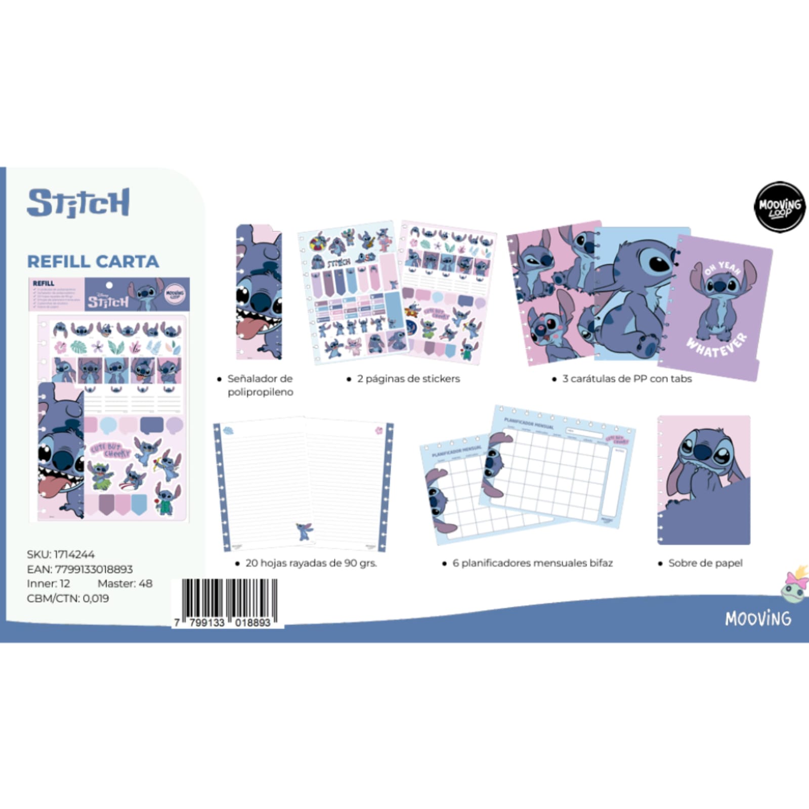 WhatsApp Image 2026-07-23 at 5.02.00 PM Mooving Refill Para Cuaderno De Disco Stitch A5(Para Cuaderno Pequeño)