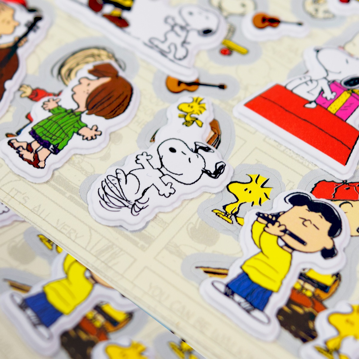 Stickers Snoopy +300(Incluye stickers infladas)