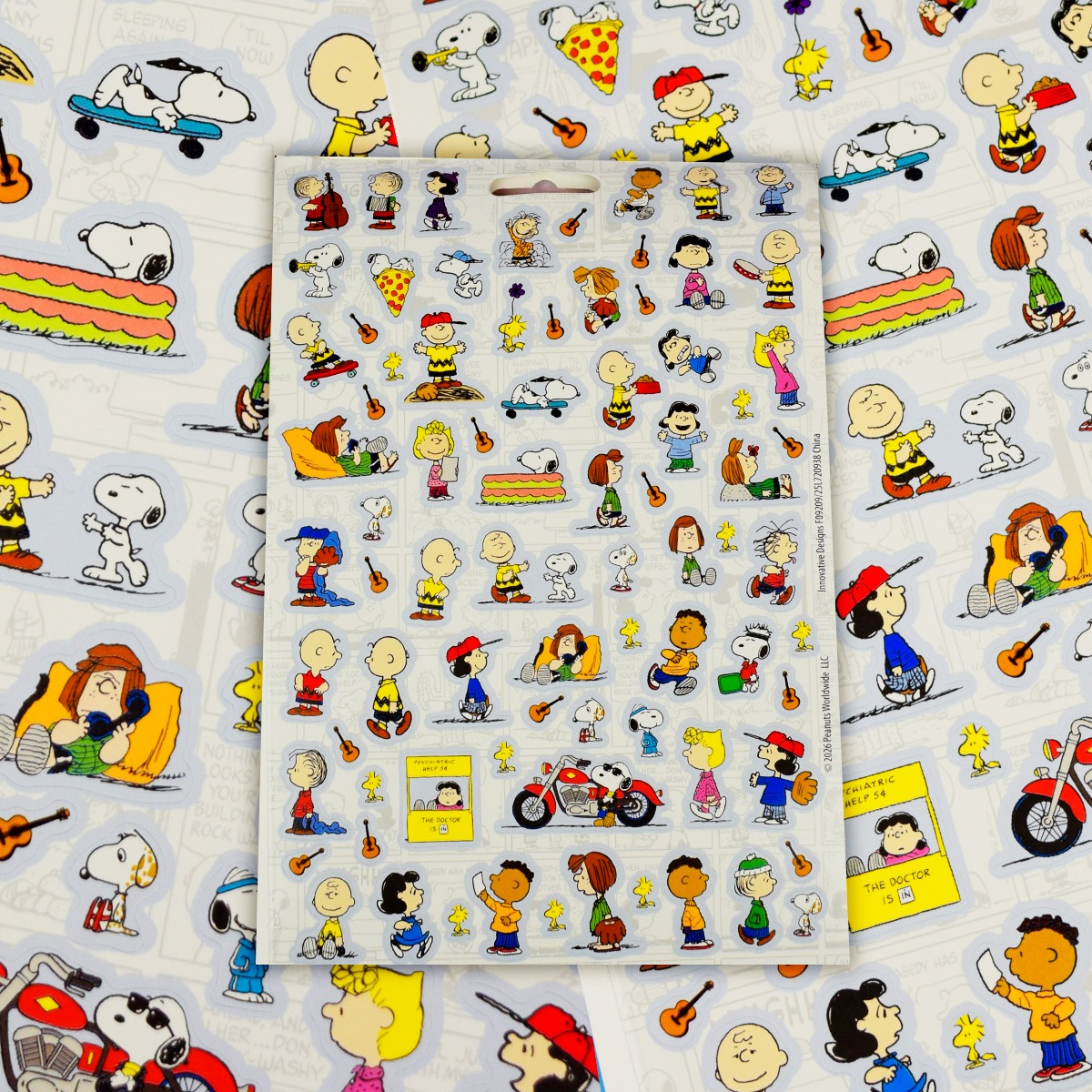Stickers Snoopy +300(Incluye stickers infladas)