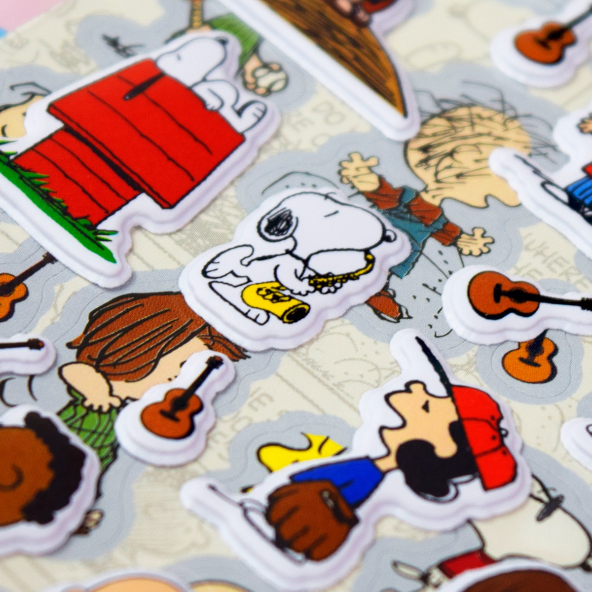Stickers Snoopy +300(Incluye stickers infladas)
