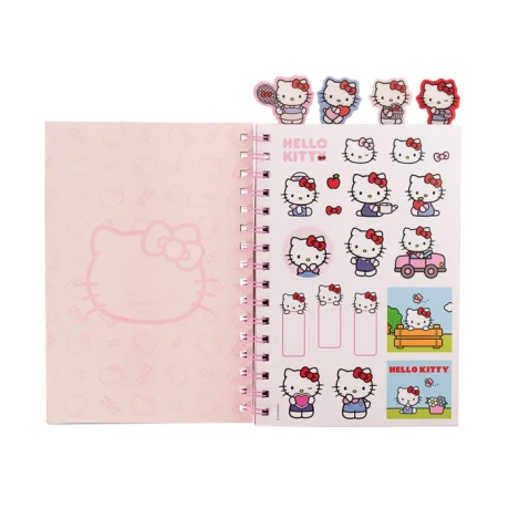 cuaderno-mooving-hello-kitty-con-separadores-cuaderno-mooving-hello-kitty-con-separadores (1) Mooving Cuaderno A5 Con Separadores Hello Kitty