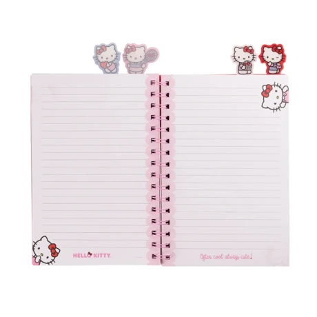 cuaderno-mooving-hello-kitty-con-separadores-cuaderno-mooving-hello-kitty-con-separadores (3) Mooving Cuaderno A5 Con Separadores Hello Kitty