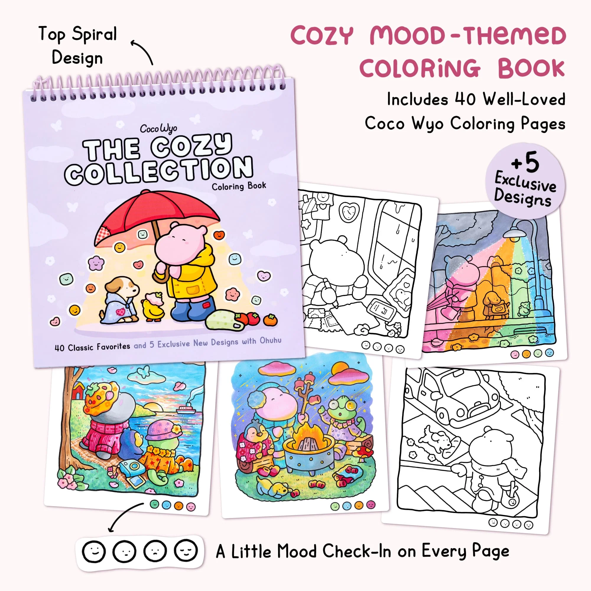 Ohuhu x Coco Wyo Set 48 Marcadores Base Alcohol Pta Pincel&Fina + Libro Coco Wyo